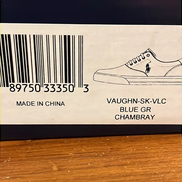 Polo Ralph Lauren Vaughn Chambray boat shoes sneakers new Mens Size 12