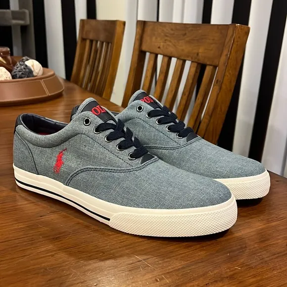 Polo Ralph Lauren Vaughn Chambray boat shoes sneakers new Mens Size 12