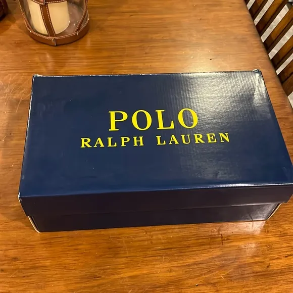 Polo Ralph Lauren Vaughn Chambray boat shoes sneakers new Mens Size 12