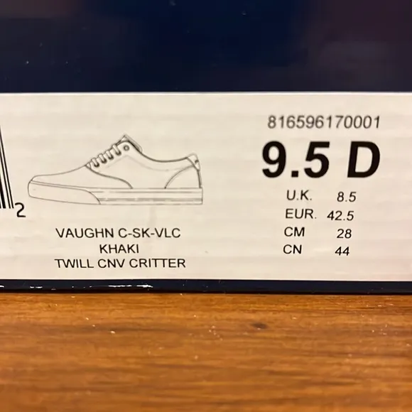 Polo Ralph Lauren Vaughn Khaki Critter boat shoes sneakers new Mens 9.5