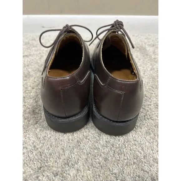 Polo Sport Ralph Lauren Oxford Dress Shoes Men's 10.5 D Brown Leather‎
