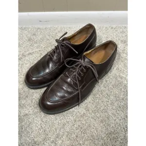 Polo Sport Ralph Lauren Oxford Dress Shoes Men's 10.5 D Brown Leather‎
