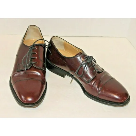 Principe Di Bologna Mens Brown Leather Shoes Made In Italy Handcrafted 43 US 9