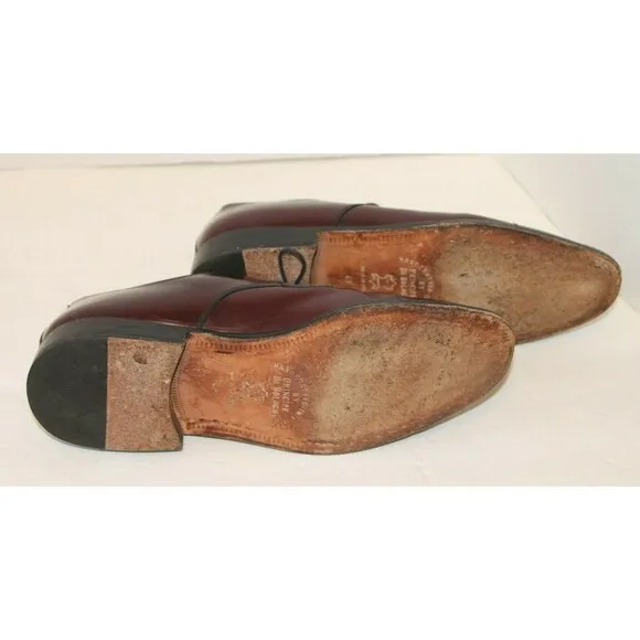 Principe Di Bologna Mens Brown Leather Shoes Made In Italy Handcrafted 43 US 9
