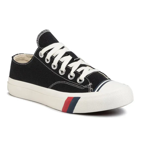 Pro-Keds Royal Lo Canvas Black Sneakers Mens 5 Womens 6.5 Shoes PK54468 OG NIB