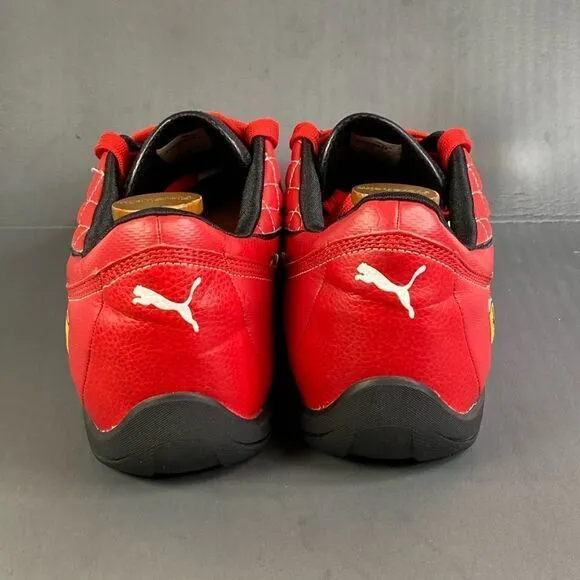 Puma drift cat 6 sf flash ferrari red leather shoes men's size 14