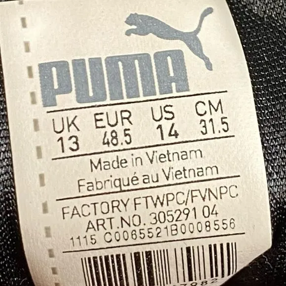 Puma drift cat 6 sf flash ferrari red leather shoes men's size 14