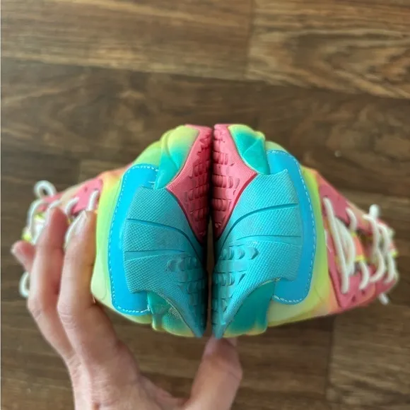 Puma for FP Movement Tye Dye Rise Sneakers Size US 9 Pastel Rainbow