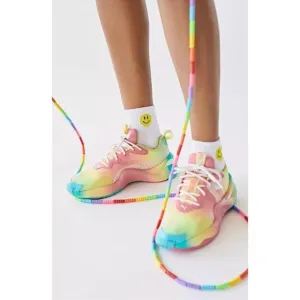 Puma for FP Movement Tye Dye Rise Sneakers Size US 9 Pastel Rainbow
