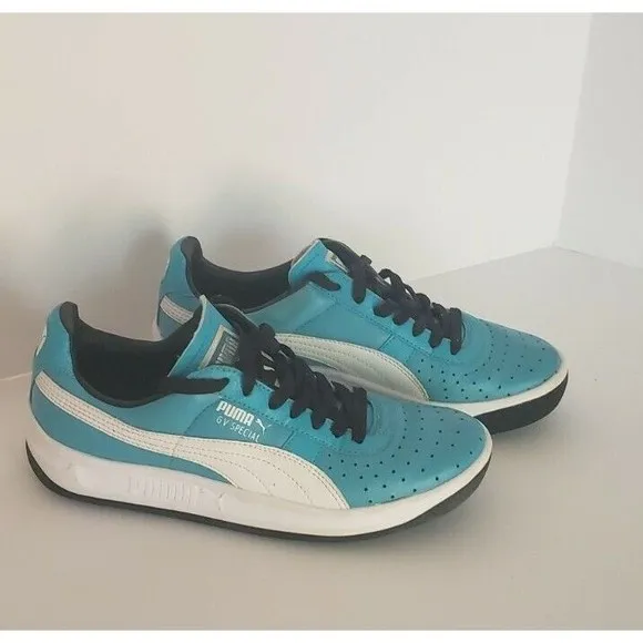 Puma GV Special Mens Style 343569 Turqoise/Black Sz 5.5