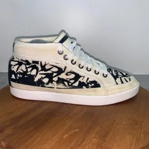 Puma McQ Alexander McQueen Men’s 8 Swallow Swarm White Canvas High Top Sneaker