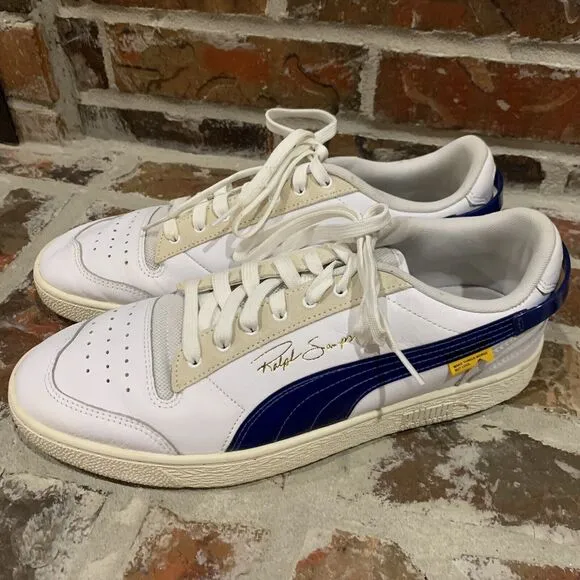Puma Mens Shoes Ralph Sampson Edition Leather White Size 11 Sneakers