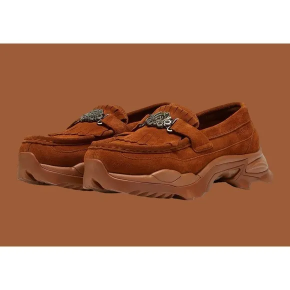 Puma Palomo X Nitefox Sd Loafers Brown Casual‎ Shoes 39681601 Mens Size 10
