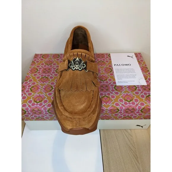 Puma Palomo X Nitefox Sd Loafers Brown Casual‎ Shoes 39681601 Mens Size 10