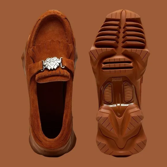 Puma Palomo X Nitefox Sd Loafers Brown Casual‎ Shoes 39681601 Mens Size 10