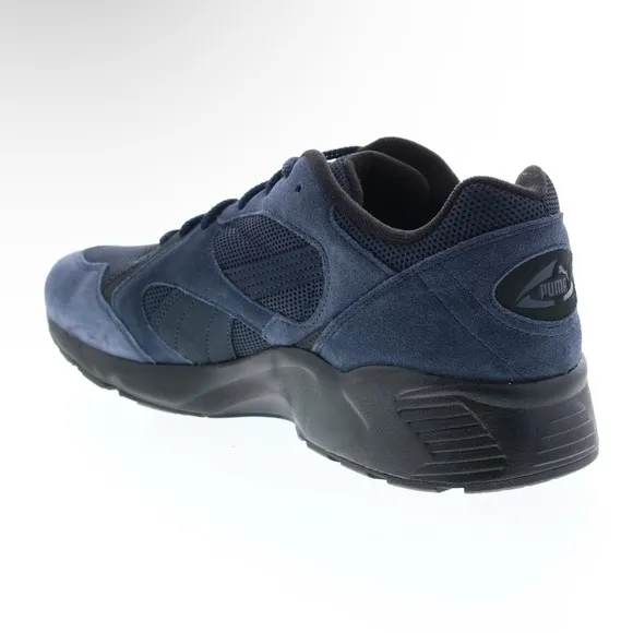 Puma Prevail Premium Men’s 9.5 Blue Canvas/Suede Lifestyle Sneakers Shoes••NEW••