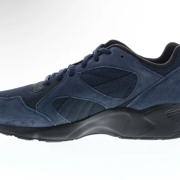 Puma Prevail Premium Men’s 9.5 Blue Canvas/Suede Lifestyle Sneakers Shoes••NEW••