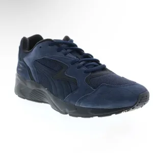 Puma Prevail Premium Men’s 9.5 Blue Canvas/Suede Lifestyle Sneakers Shoes••NEW••