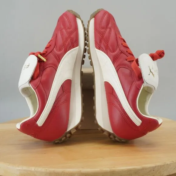Puma x Fenty Avanti L Womens Size 7 Shoes Club Red Gum Leather Sneakers NEW