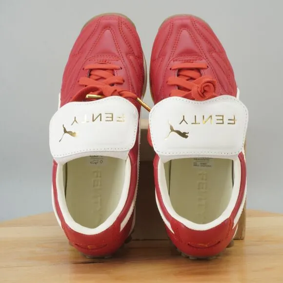 Puma x Fenty Avanti L Womens Size 7 Shoes Club Red Gum Leather Sneakers NEW