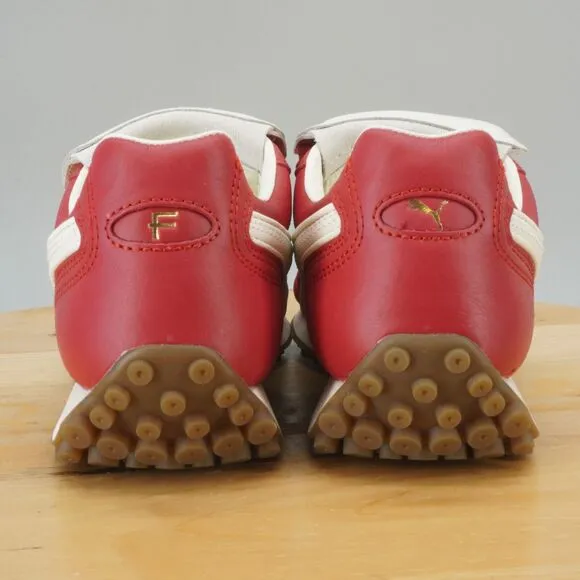Puma x Fenty Avanti L Womens Size 7 Shoes Club Red Gum Leather Sneakers NEW