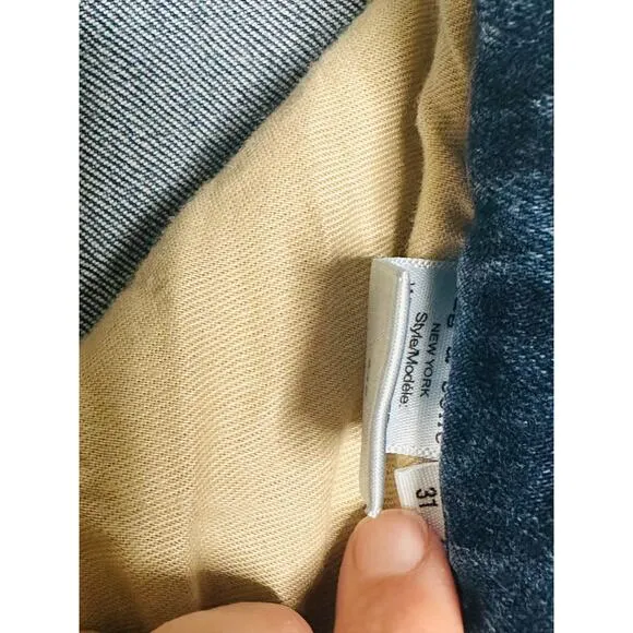 RAG &amp; BONE Dre Slim Dark Wash Ella Vintage Stretch Boyfriend Jeans size 31