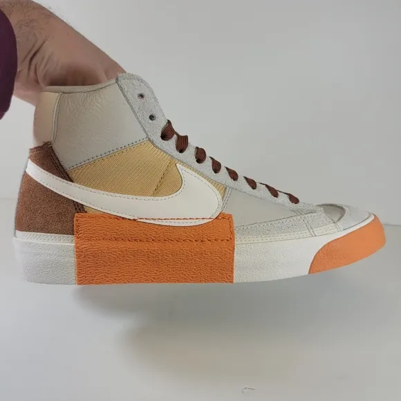 RARE Nike Blazer '77 Pro Club Light Bone Pecan Mens Size 9.5 Shoes DQ7673 001