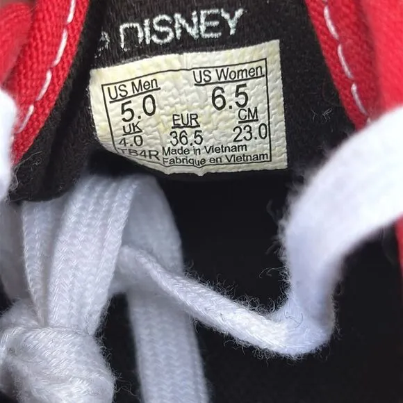 RARE Vans x Disney 101 Dalmatians Red Shoes Sneakers in Womens Size 6.5