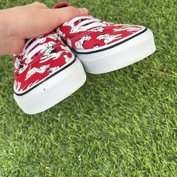 RARE Vans x Disney 101 Dalmatians Red Shoes Sneakers in Womens Size 6.5