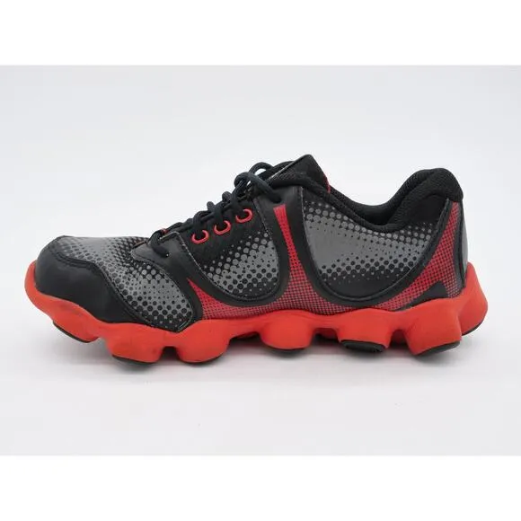 Reebok ATV 19 Running Shoes Mens 5 Black Red Lace Up Athletic Sneakers