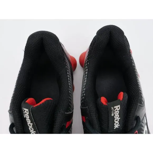 Reebok ATV 19 Running Shoes Mens 5 Black Red Lace Up Athletic Sneakers