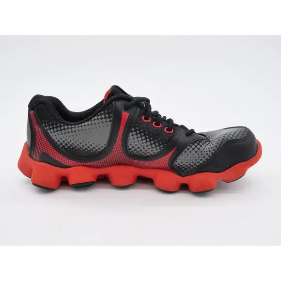 Reebok ATV 19 Running Shoes Mens 5 Black Red Lace Up Athletic Sneakers