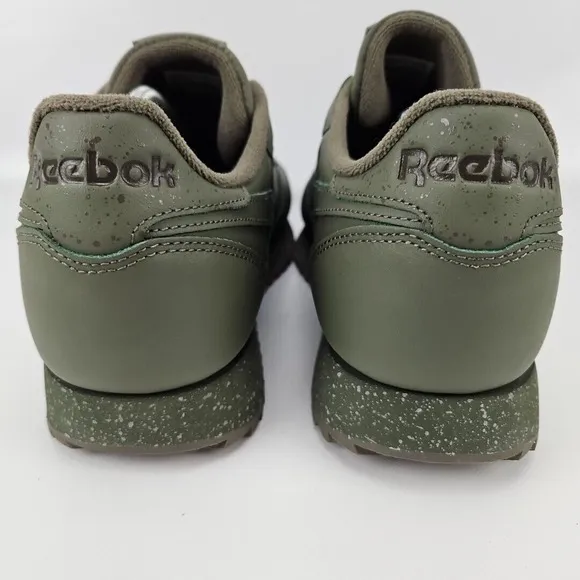 REEBOK Classic Leather Ripple Sneakers Shoes Army Green H06421 US Men's 12 NWT
