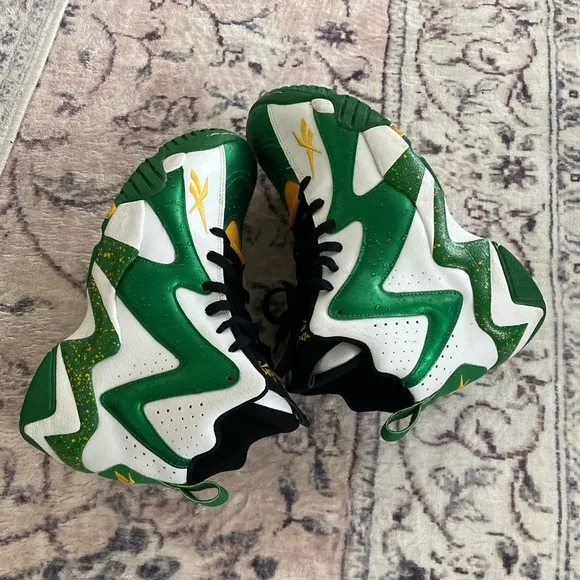 Reebok Hurrikaze II Sonics Kemp Reign Man Basketball Shoes GZ1566 Men’s  ( S-4 )