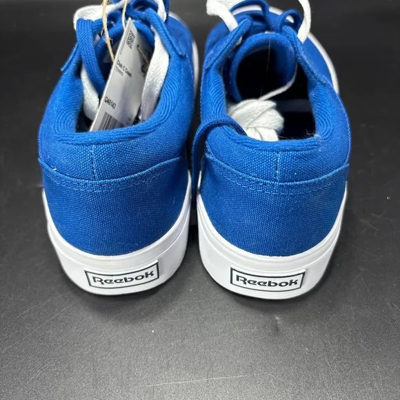 Reebok Men Club C Coast Blue Canvas Casual Lifestyle Shoes Sz 9.5 Sneaker