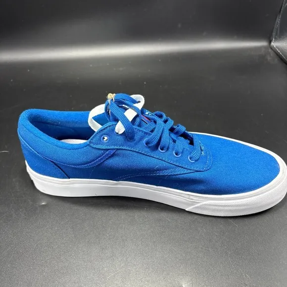Reebok Men Club C Coast Blue Canvas Casual Lifestyle Shoes Sz 9.5 Sneaker