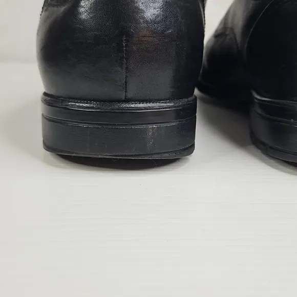 Rockport Leather Upper Balance Men Shoes Black Size 9 1/2 M