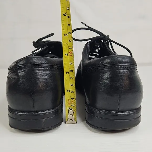 Rockport Leather Upper Balance Men Shoes Black Size 9 1/2 M