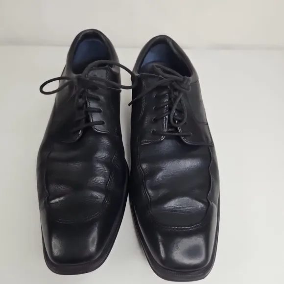 Rockport Leather Upper Balance Men Shoes Black Size 9 1/2 M