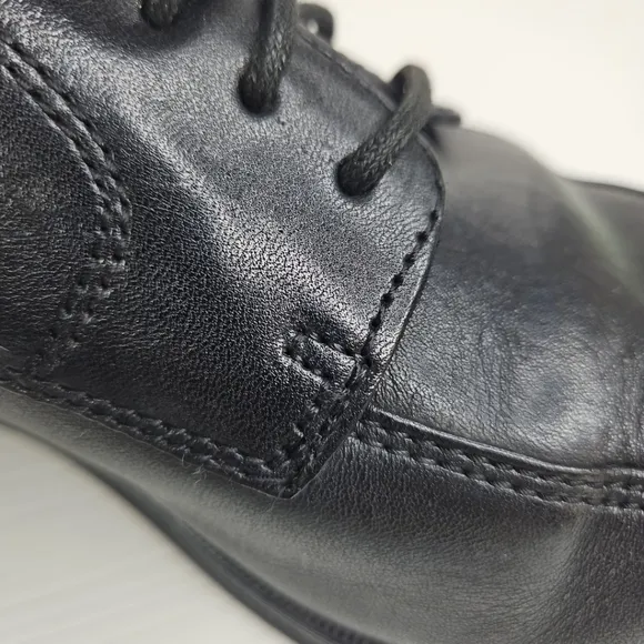 Rockport Leather Upper Balance Men Shoes Black Size 9 1/2 M