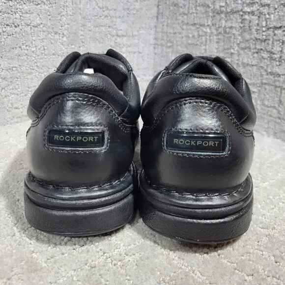 Rockport Ridgefield Eureka Men's Size 11M US Black Leather Walking Shoes K71218
