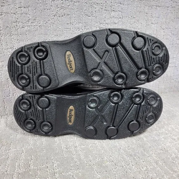 Rockport Ridgefield Eureka Men's Size 11M US Black Leather Walking Shoes K71218