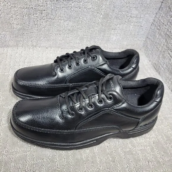 Rockport Ridgefield Eureka Men's Size 11M US Black Leather Walking Shoes K71218
