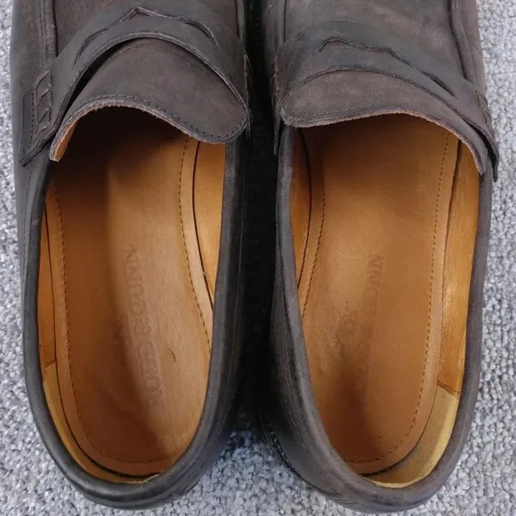 Rodd &amp; Gunn Penny Loafer Mens Size 43 EU Dress Shoes Slip On Brown Leather