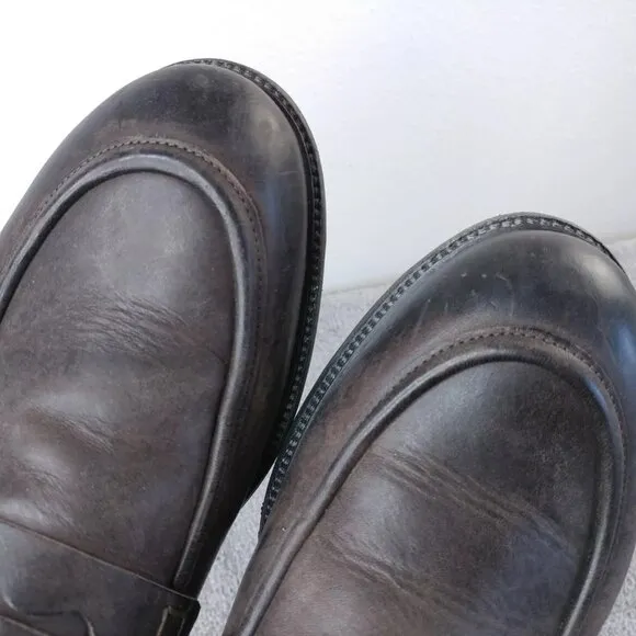 Rodd &amp; Gunn Penny Loafer Mens Size 43 EU Dress Shoes Slip On Brown Leather