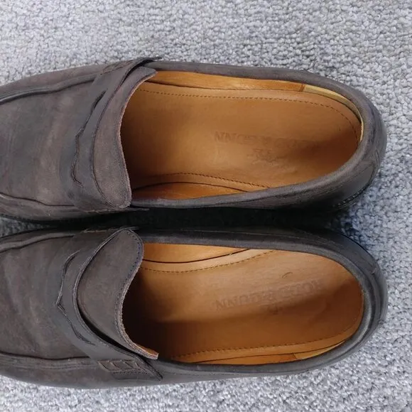Rodd &amp; Gunn Penny Loafer Mens Size 43 EU Dress Shoes Slip On Brown Leather