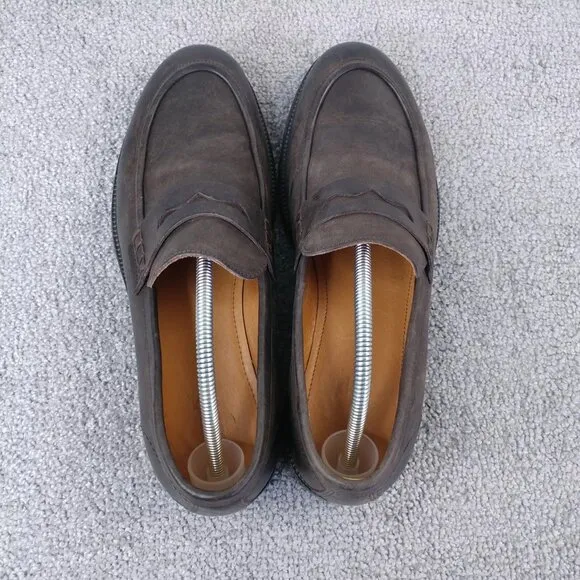 Rodd &amp; Gunn Penny Loafer Mens Size 43 EU Dress Shoes Slip On Brown Leather