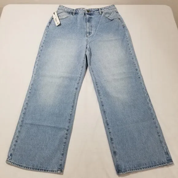 Rolla's Jeans Size 32 Heidi Ankle High Rise Relaxed Straight Loose Old Stone NWT