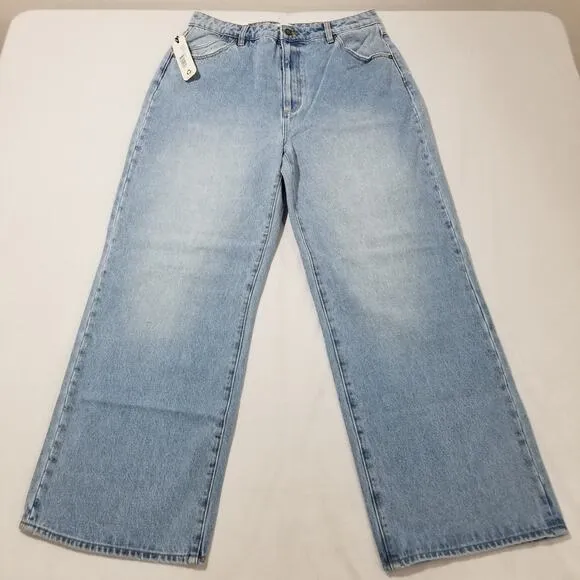 Rolla's Jeans Size 32 Heidi Ankle High Rise Relaxed Straight Loose Old Stone NWT