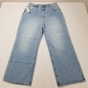 Rolla's Jeans Size 32 Heidi Ankle High Rise Relaxed Straight Loose Old Stone NWT